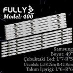 Fully SET-400 Samsung 49 inç TV Bar Led Takımı