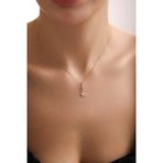 Fully Taşlı Yıldız Kilitli Charm Kolye Ucu