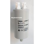 FullYedek 3 Mf Kondansatör , 3 Mf 450 Vac 50 Hz Motor Kapasitör - Klima