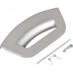 FullYedek Ariston FMF923 Metalik Gri Mandal Çamaşır Makinesi Kapak Mandalı