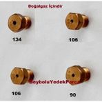 FullYedek Eminçelik Uyumlu Doğalgaz Enjektör Takımı , Doğalgaz Dönüşüm Memeleri Takım - Ocak