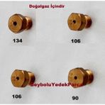 FullYedek Termikel Doğalgaz Enjektör , Ocak Dönüşüm Memeleri 7 mm