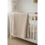 Fulya Tuhafiye Ftbabycollection Örgü Desen Bebek Pike Battaniye ,pamuk Bebek Battaniyesi 100X120CM Bej - 100 x 120 cm