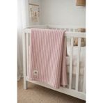 Fulya Tuhafiye Ftbabycollection Örgü Desen Bebek Pike Battaniye ,Pamuk Bebek Battaniyesi 100x120cm Pudra Pembe