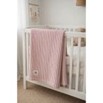 Fulya Tuhafiye Ftbabycollection Örgü Desen Bebek Pike Battaniye ,pamuk Bebek Battaniyesi 100X120CMPUDRAPEMBE - 100 x 120 cm
