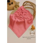 Fulya Tuhafiye Ftbabycollection Pamuk 4 Katlı Müslin Bebek Battaniyesi Gül Kurusu Oeko- Tex Sertifikalı Müslin Örtü 100x110 cm - Gülkurusu - 100 x 110 cm
