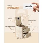 Fumor Nfc Kart Kilitli Gizli Bölmeli Güvenlik Sistem Dolap Kapaklı (Montajlı Hazır Gönderilir)