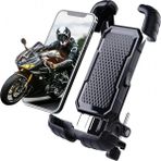Fun And Market Buğz 360° Derece Ayarlanabilen Gidon Bağlantılı Bisiklet Motosiklet Için Abs 4-7.8″ Inç Telefon Tutucu