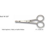 Fun And Market Buğz Europe Aplike ve Nakış Makası Kıvrık Küt Uçlu No:4 10,16 cm