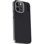 Fun And Market Buğz Joko Iphone 15 Pro Kılıf Aramid 600D Kevlar Karbon Fiber Magsafe Kapak - Gri