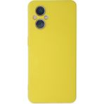 Fun And Market Buğz Oppo Reno 7 Lite Kılıf Nano Içi Kadife Silikon - Sarı