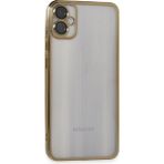 Fun And Market Buğz Samsung Galaxy A05 Kılıf Razer Lensli Silikon - Gold