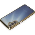 Fun And Market Buğz Samsung Galaxy A25 5g Kılıf Razer Lensli Silikon - Gold