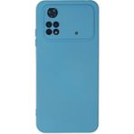 Fun And Market Buğz Xiaomi Poco M4 Pro 4g Kılıf Nano Içi Kadife Silikon - Mavi