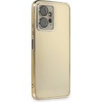 Fun And Market Buğz Xiaomi Redmi Note 12 4g Kılıf Razer Lensli Silikon - Gold