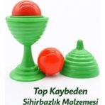 Fun And Market Buğz Yeşil Renk Sihirli Kupa Top Kaybetme Oyunu 7 cm
