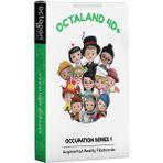 FUN4EDU Octoland 4d+ Arttırılmış/sanal Gerçeklik Kartları Octagon Studio Ingilizce Alfabe ve Meslekler - Kutu Kartlar