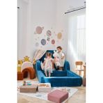 Funbed Katlanır Çocuk Yatağı ve Oyun Alanı | Tamamen Sünger | Tek & Çift Kişilik - 90 x 190 cm - Indigo Mavisi