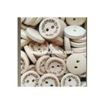 fundahobi 15 Mm Handmade Ahşap Düğme