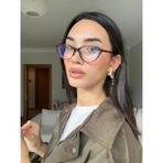 funeyes Carat Cat Eye Leopar Desenli 46 Ekartman küçük cat eye gözlük