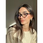 Funeyes Carat Cat Eye Siyah 46 Ekartman Küçük Cat Eye Gözlük