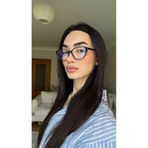 funeyes Diana Siyah CAt Eye Slim İnce Çerçeveli Hafif Mavi Işık Korumalı Gözlük