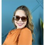 Funeyes Eva Kahverengi Unisex Güneş Gözlüğü - Renkli