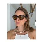 funeyes Stane Trend Renk Acı Kahverengi popüler Güneş Gözlüğü Uv400 Koruma