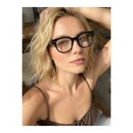 funeyes Toms Siyah Unisex Köşeli Büyük Hafif Mavi ışık korumalı optik uyumlu gözlük
