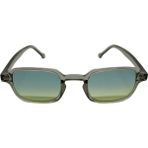 Funeyes Yoda Unisex Iki Renk Camlı Üst Mavi Alt Sarı Retro Yeni Sezon Güneş Gözlüğü - Renkli