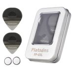 FUNFANG FP-03L 2 adet Gitar Pena Aydınlık Gitar Plectrums LED Seçtikleri Depolama Teneke Kutu Yaylı Müzik Enstrüman Aksesuarı Bas Elektro Akustik Klasik Gitarlar için 6mm Kalınlık Düğmeli