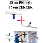Funflex 2'li Set Cam Silecek Kauçuk Cam Silici 45CM + 45 cm Cam Peluş Çekçek - 1 Adet
