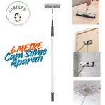 Funflex 6 Metre Teleskopik Cam Silme Aparatı Paspas ve Mop - 1 Adet