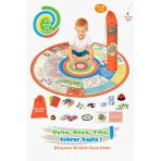 Funflo 21 Oyunlu Eğitici Oyun Halısı 10 Parçalı Çocuk Etkinlik Matı