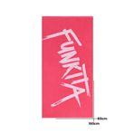 Funkita Tagged Pink Havlu, Antrenman & Spor Havlusu (160x80)