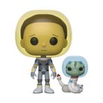 Funko-B07TYQ65ZH POP Animasyon: Rick & Morty - / Yılan Rick ve Koleksiyon Toy, çok renkli w Uzay Suit Morty