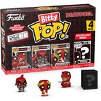 Funko Bitty Pop!: Deadpool Mini Koleksiyon Oyuncakları 4'Lü Paket - Dinopool, Deadpool (Barista), De