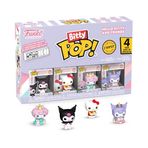 Funko Bitty Pop! Sanrio - Kuromi - 4 parçalı ve bir sürpriz mini figür - 0,9 inç (2,2 cm) - Hello Kitty koleksiyon parçası istiflenebilir ekran rafı dahil - hediye fikri parti çantası çorabı