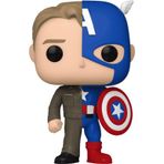 Funko Pop 1431 Marvel Split Captain America Steve Rogers Figür