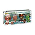 Funko Pop! Disney: Moana - 4'lü Paket - Karanlıkta Glow - Koleksiyonluk Vinil Figür - Hediye Fikri - Resmi Ürün - Çocuklar ve Yetişkinler için Oyuncaklar - Film Hayranları - Koleksiyonerler ve Teşhir