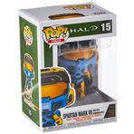 Funko Pop! Halo: Spartan Mark VII w / VK78 Commando Riffle - Yellow / Blue
