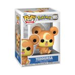 Funko POP! Oyunlar: Pokemon - Teddiursa - Vinil Koleksiyon Figürü - Hediye Fikri - Resmi Ticari Ürünler - Çocuklar ve Yetişkinler için Oyuncak - Video Oyunları Hayranları - Koleksiyoncular ve Ekran