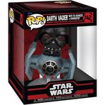 Funko Pop! Rides Deluxe: Star Wars Darkside - Darth Vader ile Tie Advanced X1 - Koleksiyon Vinil Fig - --