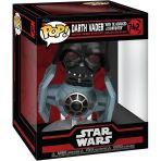 Funko Pop! Rides Deluxe: Star Wars Darkside - Darth Vader Ile Tie Advanced X1 - Koleksiyon Vinil Fig Vitrin