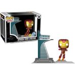 Funko Pop Town: Marvel The Infinity Saga Avengers Tower & Iron Man Glows In The Dark - 1