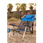 Funky Chairs 2 ADET Beach Star Light Alüminyum 5 Kademeli, Tam Yatar Pozisyon, Plaj Şezlong Sandalye 2 ADET