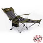 Funky Chairs Lazy 3 Plus Yatabilen Kamp Sandalyesi Haki Yeşil