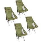 Funky Chairs Sky Ultralight Katlanabilir Kamp Sandalyesi Haki 4 Adet