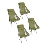 Funky Chairs Sky Ultralight Katlanabilir Kamp Sandalyesi Haki 4 Adet