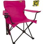 Funky Chairs V2 Fuşya Lüks Kamp Sandalyesi XL PVC Kumaş Taşınabilir Fonksiyonel 125 kg Kapasite